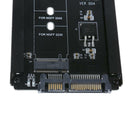 Metal Cased CY B+M Socket 2 M.2 NGFF (SATA) SSD to 2.5" SATA Adapter Black