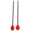 16 Inch Red Dark Brown Medium Hard Marimba Mallets 34Mm Yarn Head Maple Sha