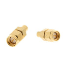 2Pcs SMAJ-MCXK RF Connector Adapter, SMA Male Plug to MCX Female Jack Straight