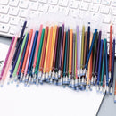 100pcs Refill With 10pcs Pen Case Colorful Gel Pen Refill Delicate