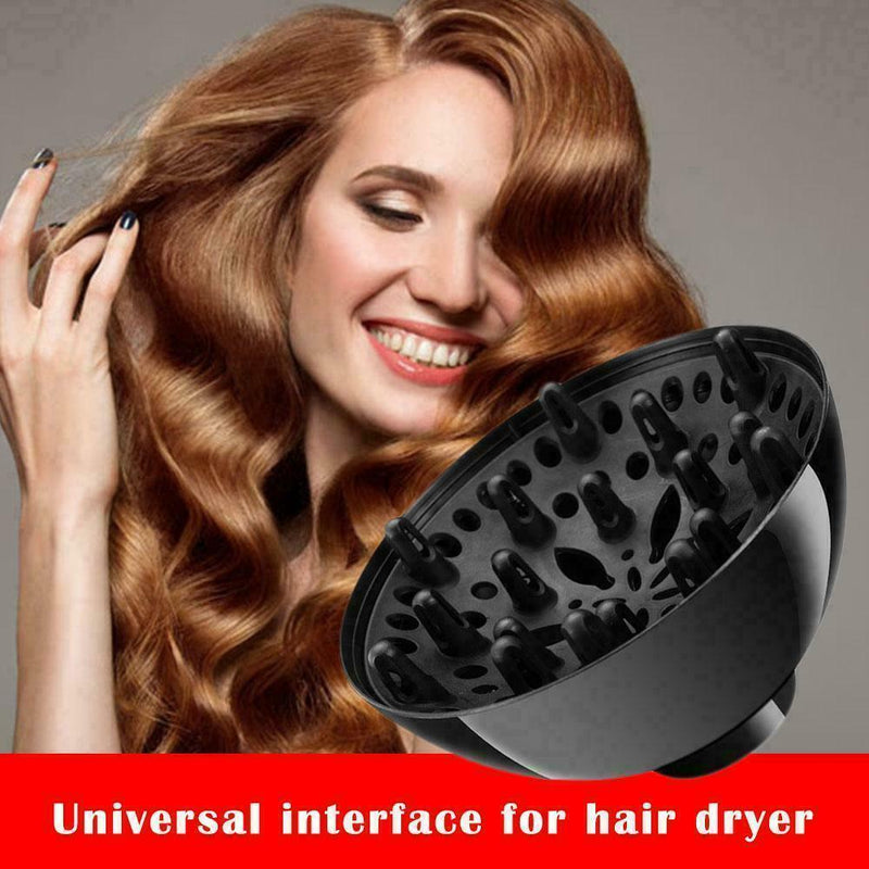 Hair Dryer Diffuser Salon Attachment Blower Nozzle Washable For Home Tool K1O6