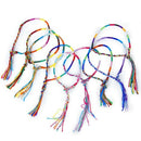9 x Hippie Style Braided Thread Friendship Bracelets Wrist Ankle Bracelet-- W1Q9