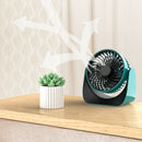 Student Dormitory Office Desktop Fan 3 Gears Adjustable Cooling Fan (Blue) A