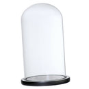 Glass Cover Landscape Vase Terrarium Container Flower Holder Dome_Black G