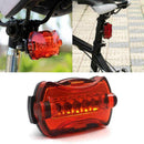 5 LED Bike Bicycle Safety Warning Tail Rear Lamp Battery New Light Us S3S3 A4G4