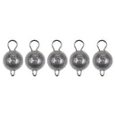5 Pieces Fishing Sinker Jig Head Lead Fishing Weights Practical 5g