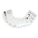 72Pcs/Set English Sentences Flash Card Answer Sheet Question Kids Early Lea N7Z2