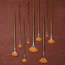 9 pcs/set Artmaster Artists Fan Brush Small, Medium U2 O Large Watercolour, V8E7