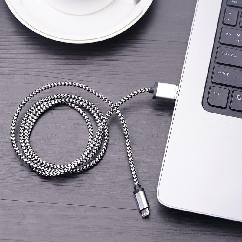 Braided Aluminum Micro USB Data&Sync Charger Cable For Android Phones On Sale