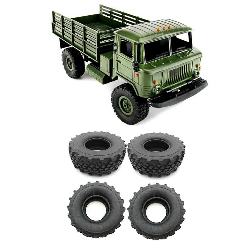 Spare Part Soft Rubber Tires for WPL B-14 B16 B36 B24 Military Truck 1/16 RC Car
