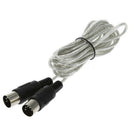 9.8FT Midi Male to Male DIN 5-Pin Music Instrument Extension Cable Connecto J4O5