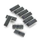 10pcs CD4511 CD4511BE 4511 CMOS BCD to 7 segment Latch Decoder IC ME