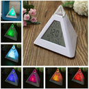 For Kids Digital Alarm Clock 7 LED Color Changing Desktop Night Light Bedroom