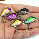 5pcs/set Spinner Fishing Lures Bass ZOC Crank Bait Lure Fishing Hook D1D8 T B8H2