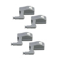 4pcs Clamp Onto Hinge Cabinet Light LED Night