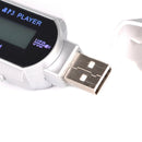 4GB USB 2.0 Portable USB MP3 Music Player Digital LCD Screen Sliver