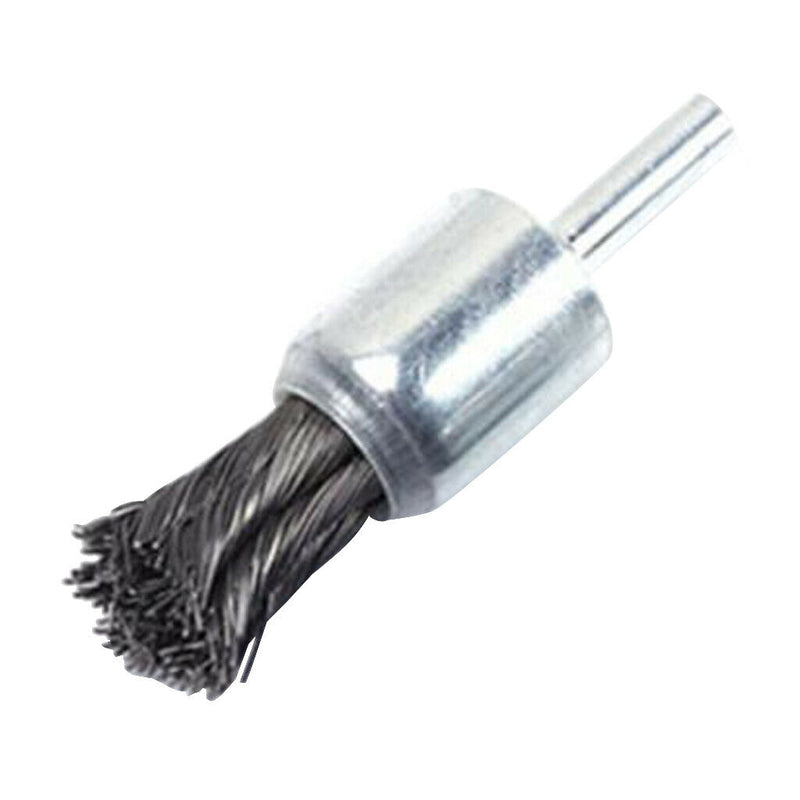 6 Pieces 7/8" 1" Dia Knot Wire End Brush Hollow End Partial Twist Knotted