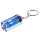 Mini Spirit Level DIY Gadgets Keyring Keychain Tool keychain spirit level c F3H2