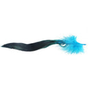 50 Beautiful cock feathers 12-18cm / 4-7inch blue K2S7