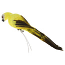 4x True to Nature Parrot Desktop Ornament Artificial Feathered Birds 35cm