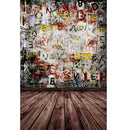 Xmas Art Theme Decoration Screen Photo Wall Hanging Background Backdrop Prop
