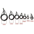 7Pcs/Set Fishing Rod Guides Tip Fish 5-18Mm Dia Pole Repair Kit Line Rings  R8B2