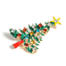 New Women Brooch Enamel Rhinestone Crystal Christmas Tree Pin Holiday Party Gift