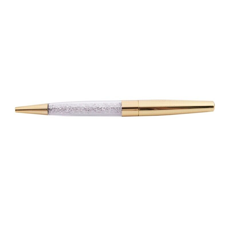New Lady Student Lovely Acrylic Crystal Pen With Acrylic Cristales Elements F1I4