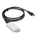 Wii to HDMI Converter Adapter + 5ft 1.5m High Speed Conversion Cable Cord Line