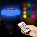 LED Bulb RGB Light Wireless Bluetooth Audio Speaker Music Playing Dimmable Lamp