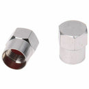 5 Quality Chrome Valve Dust Caps Car / Bike Tube - Tyre