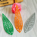 leaf diy cut dies stencil scrapbooking embossing christmas Xmas handmade card JR