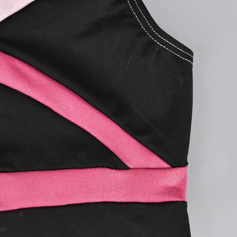 Girls Kids Sleeveless Ballet Dance Gymnastics One-piece Leotards 9-10 Years