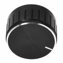 Black Aluminum Volume Control Amplifier Knob Wheel M5N5