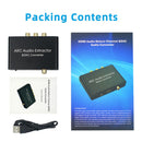 Aluminum ARC Audio Extractor Adapter & DAC Converter 3.5mm L/R Stereo Audio