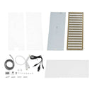 DIY Big Size LED Digital Equalizer Music Spectrum Sound Waves Kit White