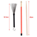 1 Pair 5A Drum Sticks Wood Drumsticks Set 1 Pair Drum Brushes Drum Stick B %o