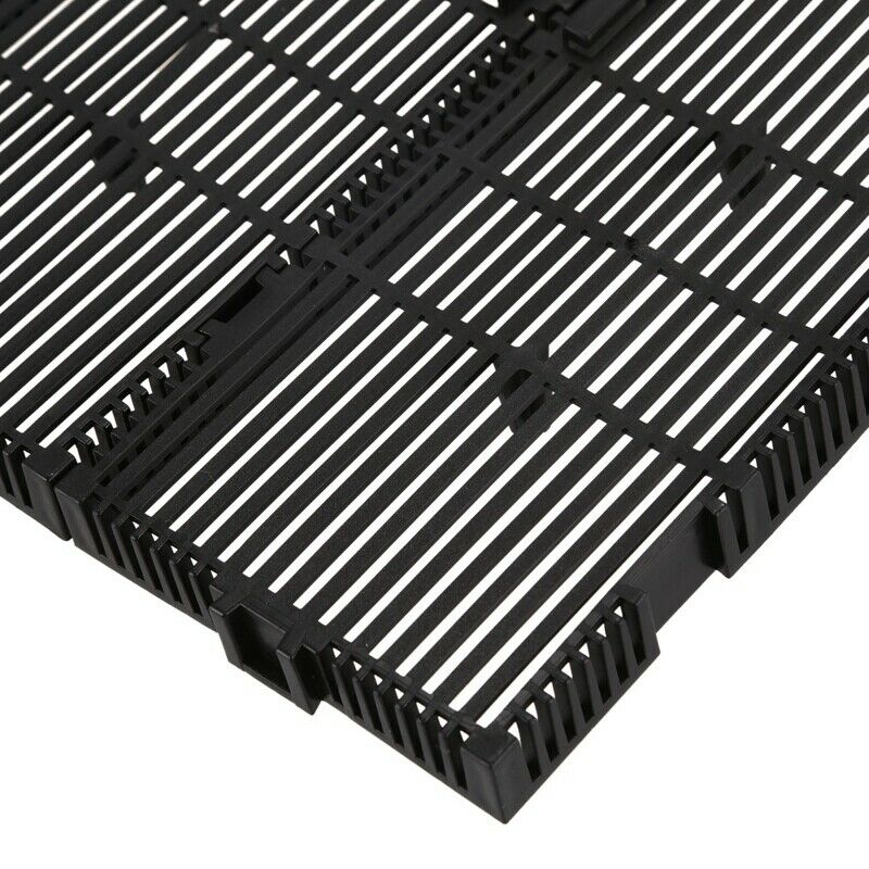 20 Pcs Black Plastic Aquarium Undergravel Filter + Air Line Hose + Tube Y5C2