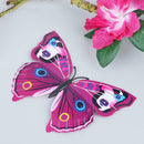 12pcs PVC Butterfly Wall Stickers Wedding Party Butterflies Deor Rose Red