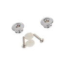 Pair Guitar STRAP BUTTONS END PINS pegs w/ Mounting Screws for Guitar Mandolin
