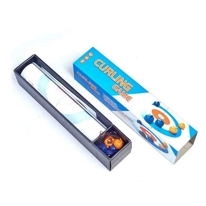 Sport Tabletop Ball Spiel Set Bowling Curling Training tragbar Spielzeug Mi L5O6