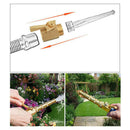 2pcs Heavy Duty 3/4" Brass Shut Off Valve Garden Hose Connector, Water Shut-Off