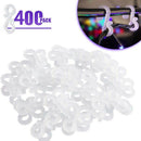 24Pcs Christmas Mini Gutter Hang Hooks Weatherproof Plastic S Clip HooksB Hn
