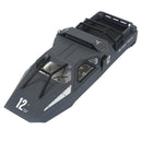 Metal Alloy 1/12 RC Tank Spare Parts Accessories DIY  Car Shell Gray