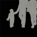 Family to go for a walk Metal Cutting Dies for DIY Scrapbooking Album Card- OZ