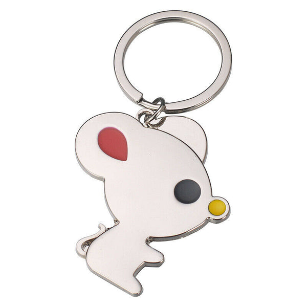 Fashion Mouse Key Chain Animal Bag Keyring Car Accessories Keyring Pendant Gif_