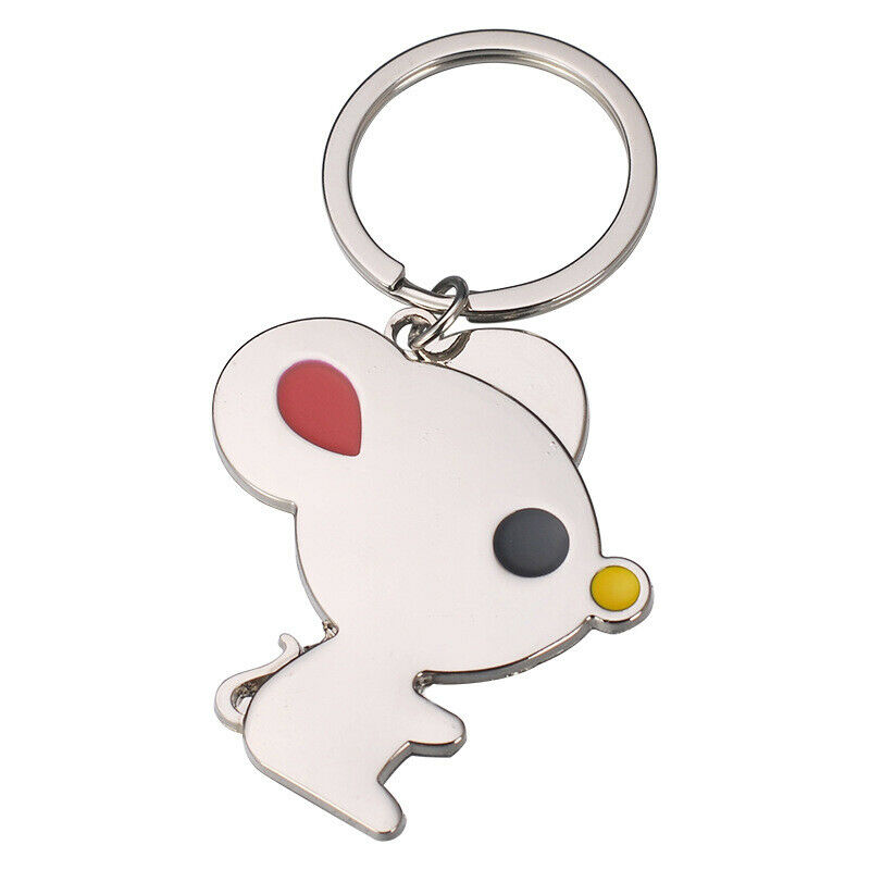 Fashion Mouse Key Chain Animal Bag Keyring Car Accessories Keyring Pendant Gif_