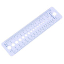 1pc Profession Knitting Needle Gauge Plastic inch cm Ruler Home Sewing Tool