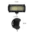 7 Inch 144W 48Led Work Light Bar Spot Beam Driving Fog Lamp Off-Road Tracto