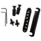 Replacement Electric Guitar Roller Saddle Bridge+Humbucker Pickup Frame Ring
